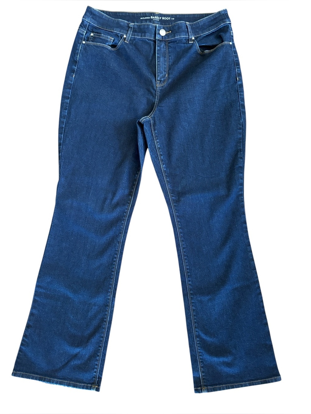 Chico’s the Platinum Barely Boot Blue Jeans Size 1.5 Short (Women’s 10)